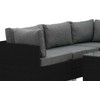 Venture Design Sofos grupė, „Amazon Modulsofa“, 237x237 cm, juoda