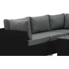 Venture Design Sofos grupė, „Amazon Modulsofa“, 237x237 cm, juoda
