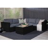 Venture Design Sofos grupė, „Amazon Modulsofa“, 237x237 cm, juoda
