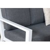 Venture Design Sofos grupė, Barselona, Stalas: 140x75 cm, Kėdė: 84x77 cm, Sofa: 159x55 cm, Balta