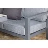 Venture Design Sofos grupė, Barselona, Stalas: 140x75 cm, Sofa: 171x84 cm, Juoda