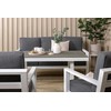 Venture Design Sofos grupė, Barselona, Stalas: 140x75 cm, Kėdė: 84x77 cm, Sofa: 159x55 cm, Balta