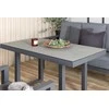 Venture Design Sofos grupė, Barselona, Stalas: 140x75 cm, Sofa: 171x84 cm, Juoda