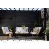 Venture Design Sofos grupė, Viga Soffgrupp, Stalas: 40x69x50 cm Kėdė: 82x76x70 cm Sofa: 81,5x76,5x127 cm, Natūrali