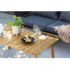 Venture Design Sofos komplektas, Chania, Stalas: 45x110x60 cm Kėdė: 75x76x75 cm Sofa: 75x76x164 cm, Juoda