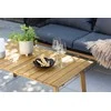 Venture Design Sofos komplektas, Chania, Stalas: 45x110x60 cm Kėdė: 75x76x75 cm Sofa: 75x76x164 cm, Juoda