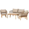 Venture Design Sofos komplektas Chania Ruda