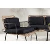 Venture Design Sofos komplektas, Paola, D:87 A:78 P:122 cm, Juoda