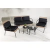 Venture Design Sofos komplektas, Paola, D:87 A:78 P:122 cm, Juoda