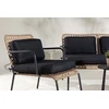 Venture Design Sofos komplektas, Paola, D:87 A:78 P:122 cm, Juoda