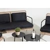 Venture Design Sofos komplektas, Paola, D:87 A:78 P:122 cm, Juoda
