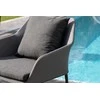 Venture Design Sodo baldų komplektas, Spoga, 75x79x72 cm, Juoda