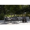 Venture Design Sofos komplektas, Tina, Kėdė: 75x66 cm, Sofa: 75x118 cm, Juoda