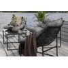 Venture Design Sofos komplektas, Tina, Kėdė: 75x66 cm, Sofa: 75x118 cm, Juoda