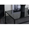 Venture Design Sofos stalas, Dipp, 130x60 cm, Juodas