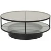 Venture Design Sofos stalas, Falsterbo apvalus, ø100 cm, juodas