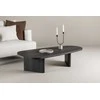 Venture Design Sofos stalas, Grönvik, 130x65 cm, Juodas