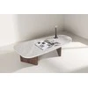 Venture Design Sofos stalas, Grönvik, 130x65 cm, Mokosinis