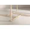 Venture Design Sofos stalas, hibridinis, 80x80 cm, skaidrus