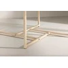 Venture Design Sofos stalas, hibridinis, 80x80 cm, skaidrus