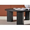 Venture Design Sofos stalas, Juno, 120 cm, Juodas