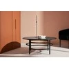 Venture Design Sofos stalas, Kopenhaga, ⌀100x42.5 cm, Juodas