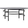 Venture Design Sofos stalas, Kopenhaga, ⌀100x42.5 cm, Juodas