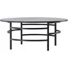 Venture Design Sofos stalas, Kopenhaga, ⌀100x42.5 cm, Juodas