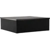 Venture Design Sofos stalas, Lenox, 90x90 cm, Juodas