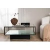 Venture Design Sofos stalas, Maglehem, 90x90 cm, Juodas