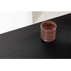 Venture Design Sofos stalas, Mallan Staal, 100x43 cm, Juodas