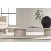 Venture Design Sofos stalas, Narvik, 190x60 cm, Bežinis