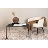 Venture Design Sofos stalas, Netz, 45x80x80 cm, Juodas