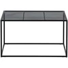 Venture Design Sofos stalas, Netz, 45x80x80 cm, Juodas
