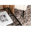 Venture Design Sofos stalas, Netz, 45x80x80 cm, Juodas