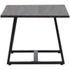 Venture Design Sofos stalas, Plankton, 110x60 cm, Juodas