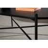Venture Design Sofos stalas, Pueblo, 120x60 cm, Juodas