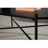 Venture Design Sofos stalas, Pueblo, 120x60 cm, Juodas