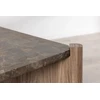 Venture Design Sofos stalas, Rogaland, 100x100x40 cm, Ruda