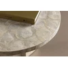 Venture Design Sofos stalas, Smögen, ⌀40 cm, Bėžio spalva