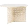 Venture Design Sofos stalas, Smögen, ⌀70 cm, Beždžio spalva