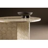 Venture Design Sofos stalas, Smögen, ⌀70 cm, Bėžio spalva