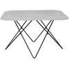 Venture Design Sofos stalas, Tristar, 80x80x50 cm, Juoda/Pilka