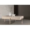 Venture Design Sofos stalas, Vadholmen, 130x80 cm, baltas atspalvis