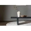 Venture Design Sofos stalas, Yakunik, 120x38 cm, Juodas