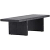 Venture Design Sofos stalas, Yakunik, 120x38 cm, Juodas