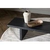 Venture Design Sofos stalas, Yakunik, 120x38 cm, Juodas