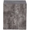 Venture Design Sofos stalas, York, 40x40 cm, Tamsiai pilka