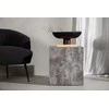 Venture Design Sofos stalas, York, 40x40 cm, Tamsiai pilka