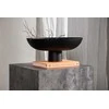 Venture Design Sofos stalas, York, 40x40 cm, Tamsiai pilka